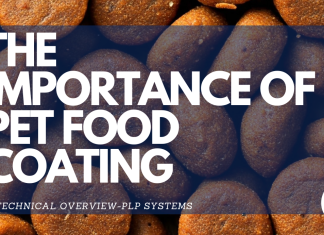 Novel kibble coating for petfood