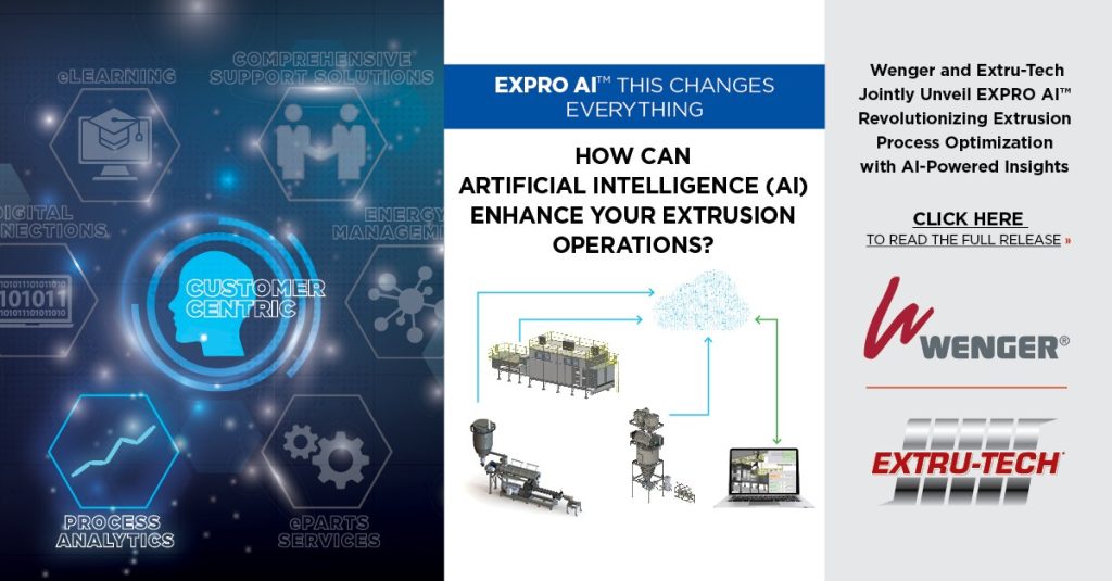 Wenger and Extru-Tech unveil EXPRO AI - International Pet Food